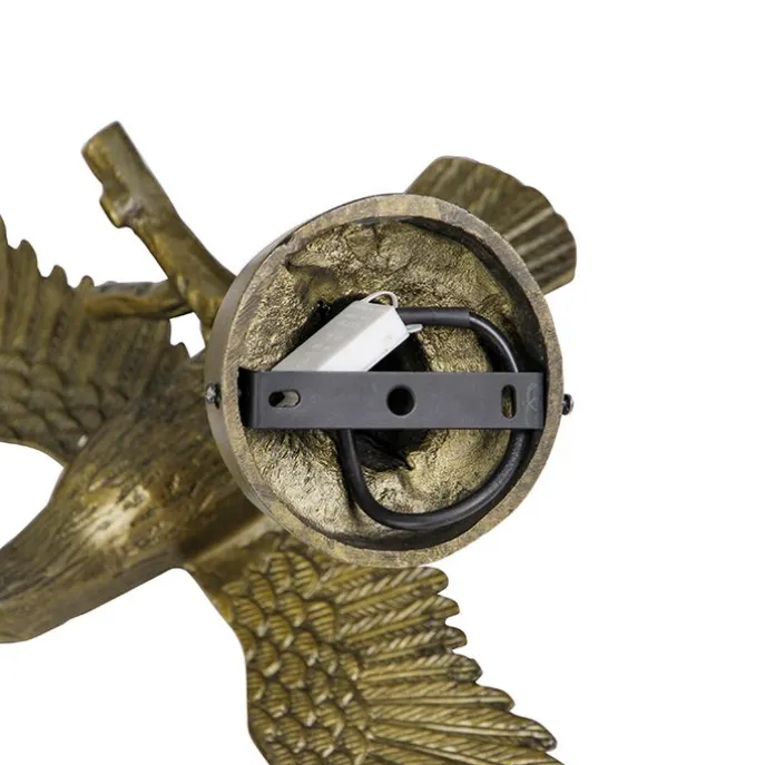 Vintage Wandlampe Messing - Fugl