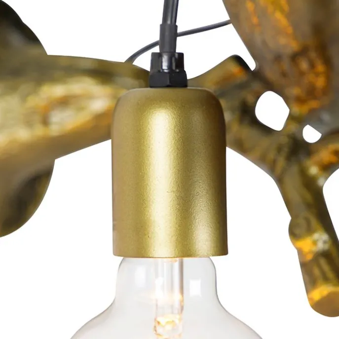 Vintage Wandlampe Messing - Fugl