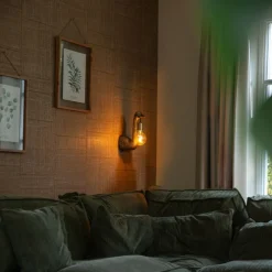 Vintage Wandlampe Messing - Kamelvogel