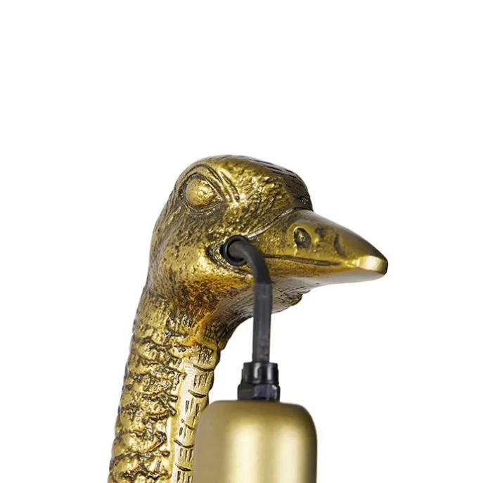 Vintage Wandlampe Messing - Kamelvogel