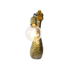 Vintage Wandlampe Messing - Kamelvogel
