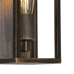 Vintage Wandleuchte Antikgold 26 cm IP44 - Charlois