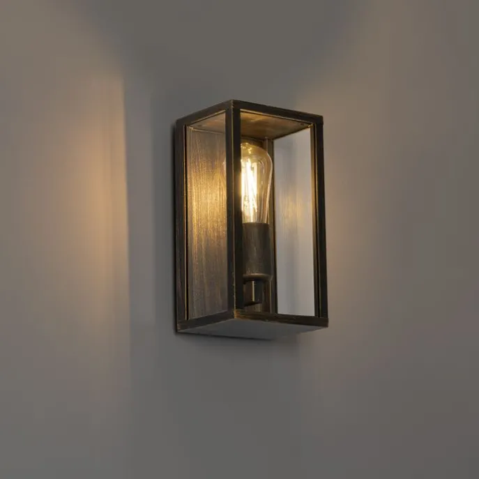 Vintage Wandleuchte Antikgold 26 cm IP44 - Charlois