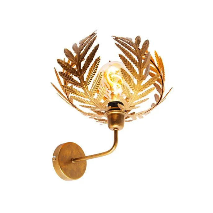 Vintage Wandleuchte Gold - Botanica