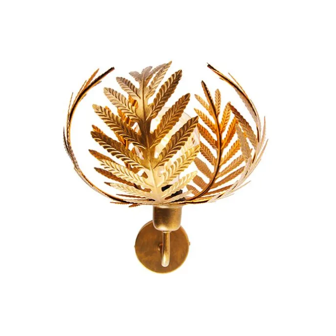 Vintage Wandleuchte Gold - Botanica