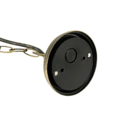 Vintage-Hängelampe für den Außenbereich, antikgolden – Antigua