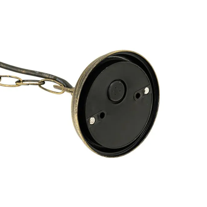 Vintage-Hängelampe für den Außenbereich, antikgolden – Antigua