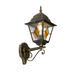 Vintage-Wandlaterne für den Außenbereich, antikgolden – Antigua Up