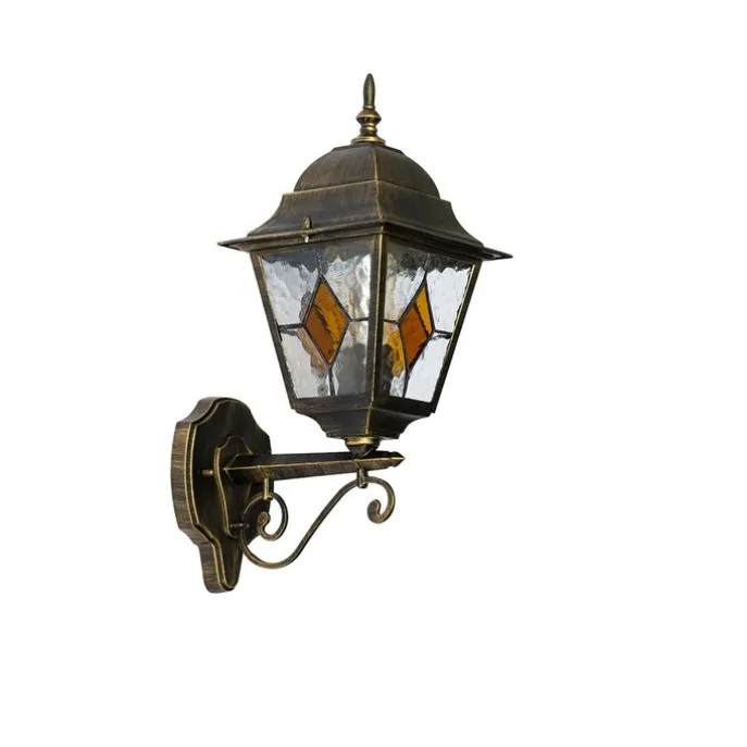 Vintage-Wandlaterne für den Außenbereich, antikgolden – Antigua Up