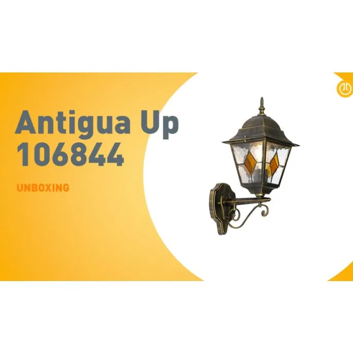 Vintage-Wandlaterne für den Außenbereich, antikgolden – Antigua Up