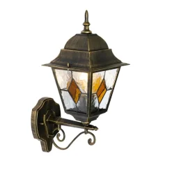 Vintage-Wandlaterne für den Außenbereich, antikgolden – Antigua Up