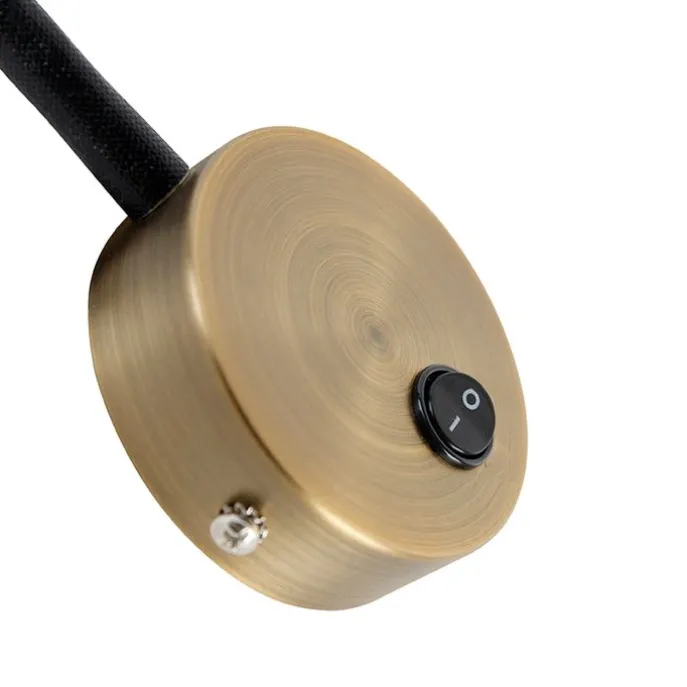 Wandleuchte Bronze mit Flexarm - Karin flex