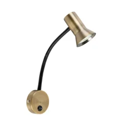 Wandleuchte Bronze mit Flexarm - Karin flex