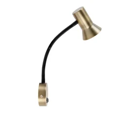 Wandleuchte Bronze mit Flexarm - Karin flex