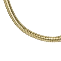 Wandleuchte Messing mit ovalem Leinen-Schirm weiß 25cm - Brescia Combi