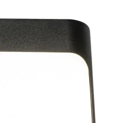 Wandleuchte schwarz inkl. LED IP44 mit Bewegungssensor - Khuvan