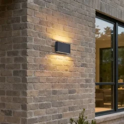 Wandleuchte schwarz magnetisch inkl. LED wiederaufladbar - Batt