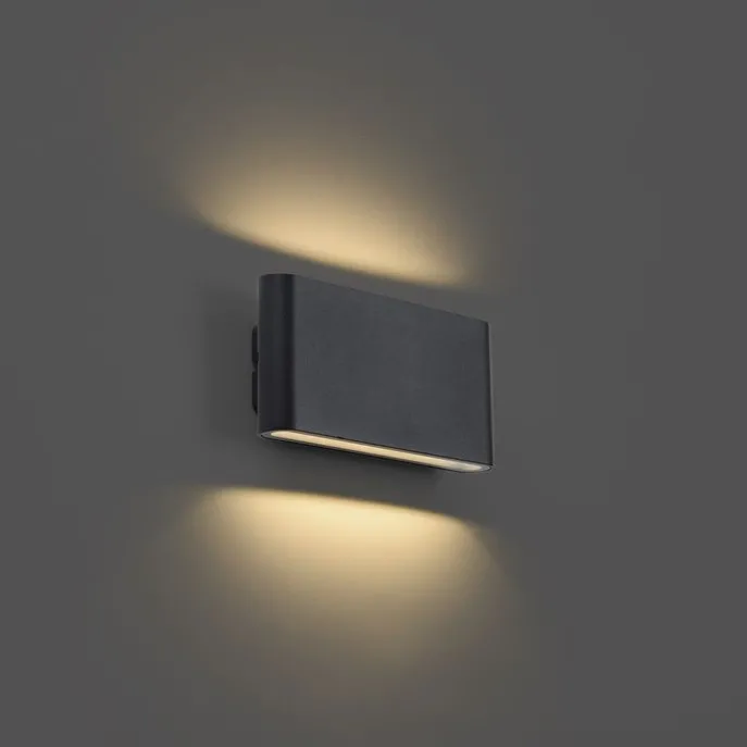 Wandleuchte schwarz magnetisch inkl. LED wiederaufladbar - Batt