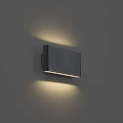 Wandleuchte schwarz magnetisch inkl. LED wiederaufladbar - Batt