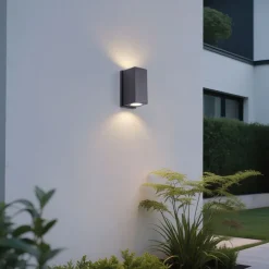 Wandleuchte schwarz magnetisch inkl. LED wiederaufladbar - Sandy