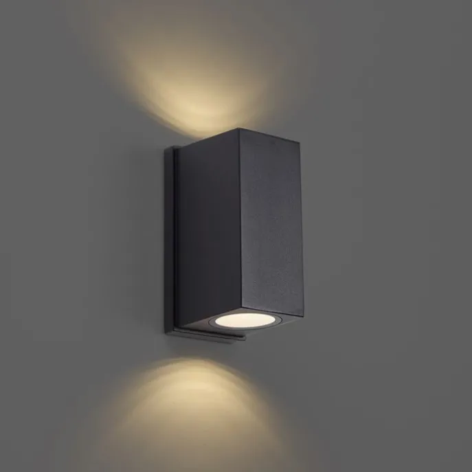 Wandleuchte schwarz magnetisch inkl. LED wiederaufladbar - Sandy