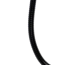 Wandleuchte Schwarz mit Bronze-Samt-Schirm 18cm - Brescia