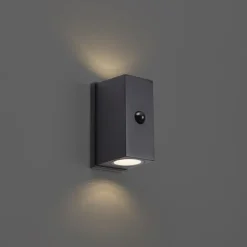 Wandleuchte schwarz 4-Stufen-Sensor magnetisch inkl. LED wiederaufladbar - Sandy