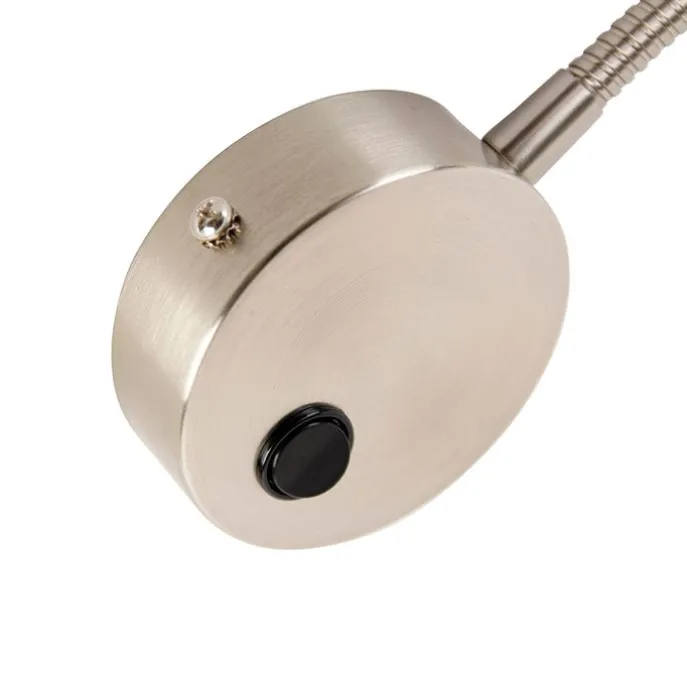 Wandleuchte Stahl mit Flexarm - Karin Flex