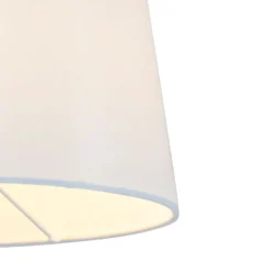 Wandleuchte Stahl mit weißem Schirm und verstellbarem Arm - Ladas