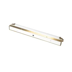 Wandleuchte weiß mit gold inkl. LED 3-stufig dimmbar IP44 - Yordi