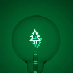 Weihnachts E27 LED Lampe G125 Klar 1.8W 100 lm