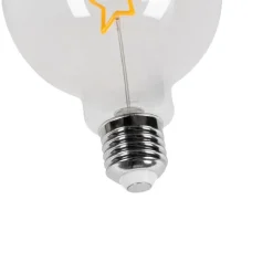 Weihnachts E27 LED Lampe Stern Filament G95 Klar 1.8W 120 lm 2700K
