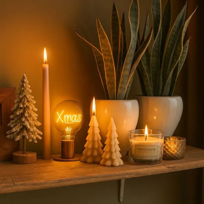 Weihnachts E27 LED-Glühbirne G125 Amber 3,4W 100 lm 1800K