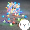 Weihnachts Lichterkette Grün mit 140 Multicolor LEDs 3,5m IP44 - Dasher