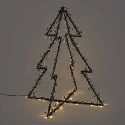 Weihnachtsbaum Schwarz inkl. LED IP44 - Brilli