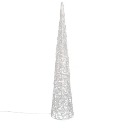 Weihnachtsbaum transparent 100 cm inkl. LED IP44 - Coni