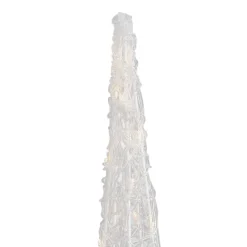 Weihnachtsbaum transparent 100 cm inkl. LED IP44 - Coni