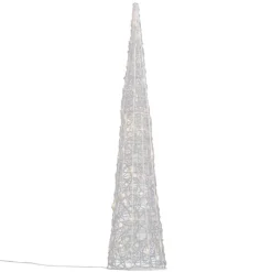 Weihnachtsbaum transparent 100 cm inkl. LED IP44 - Coni