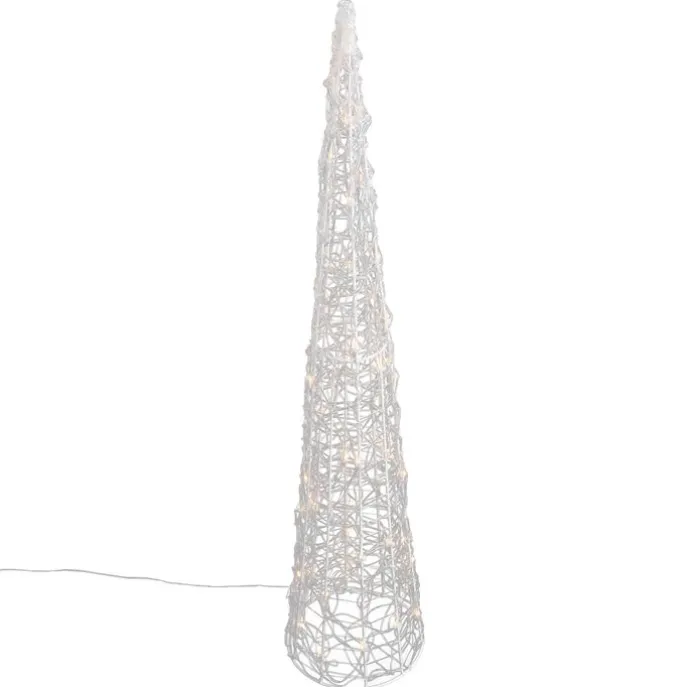 Weihnachtsbaum transparent 100 cm inkl. LED IP44 - Coni