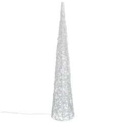 Weihnachtsbaum transparent 100 cm inkl. LED IP44 - Coni