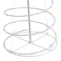 Weihnachtsbaum Weiß inkl. LED IP44 - Puno