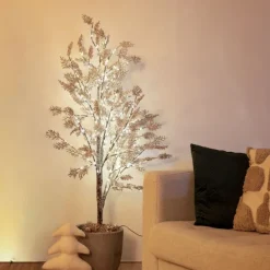 Weihnachtsbaum-Stehleuchte für den Außenbereich 150 cm inkl. LED mit Timer IP44 - Fuyu
