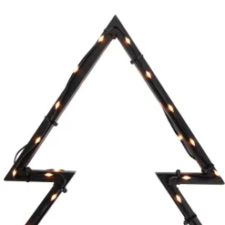 Weihnachtsbaumstrahler schwarz 71cm inkl. LED IP44 mit Fernbedienung - Kas