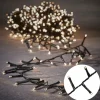 Weihnachtsbeleuchtung grün mit 700 LEDs weiß 14m IP44 - Prancer