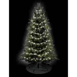 Weihnachtsbeleuchtung grün mit 700 LEDs weiß 14m IP44 - Prancer