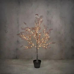 Weihnachts-Bodenleuchte Baum 120cm inkl. LED mit Timer IP44 - Fuyu