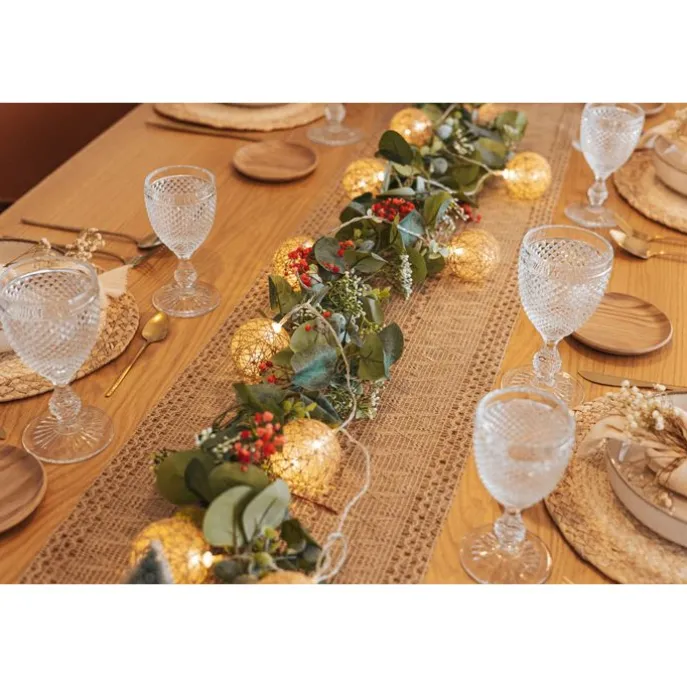 Weihnachts-Lichterkette für Außen 3,3 m inkl. LED 10-Lichter - Pallina