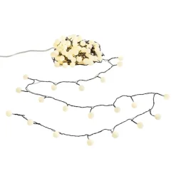 Weihnachts-Lichterkette grün mit 100 LEDs weiß 5m IP44 - Dasher