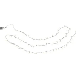 Weihnachts-Lichterkette grün mit 100 LEDs weiß 5m IP44 - Dasher