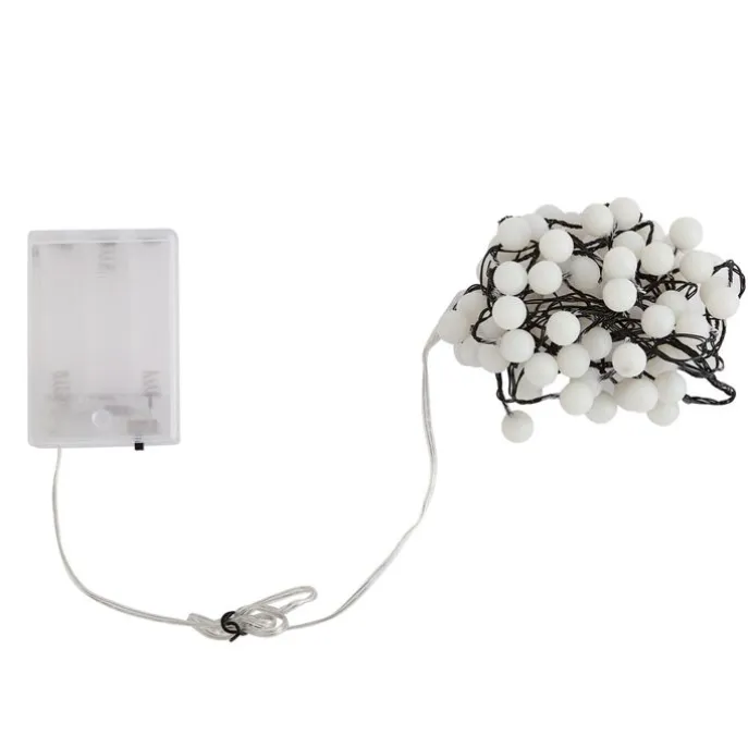 Weihnachts-Lichterkette grün mit 100 LEDs weiß 5m IP44 - Dasher